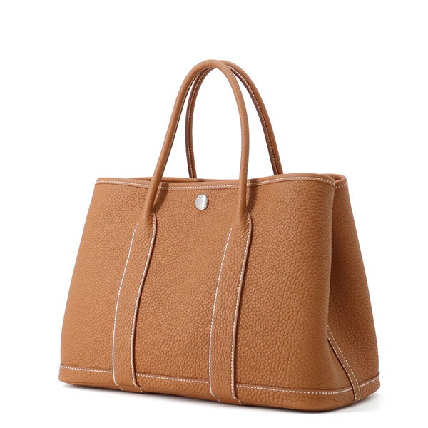 エルメス トートバッグ ガーデンパーティTPM ゴールド/シルバー金具 ネゴンダ K刻印