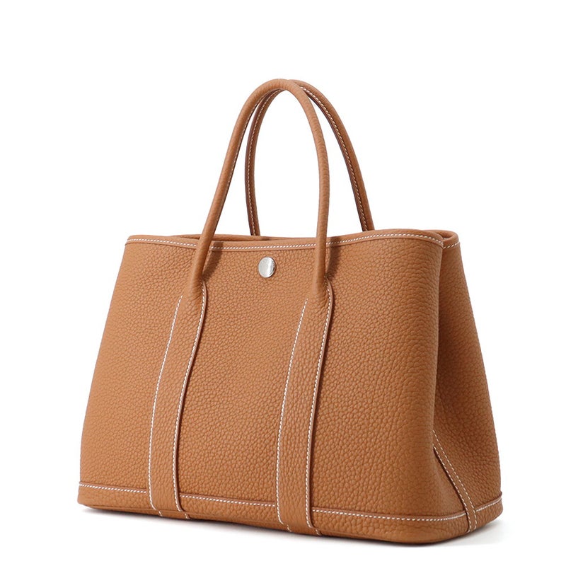エルメス トートバッグ ガーデンパーティTPM ゴールド/シルバー金具 ネゴンダ K刻印