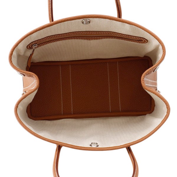 エルメス トートバッグ ガーデンパーティTPM ゴールド/シルバー金具 ネゴンダ K刻印