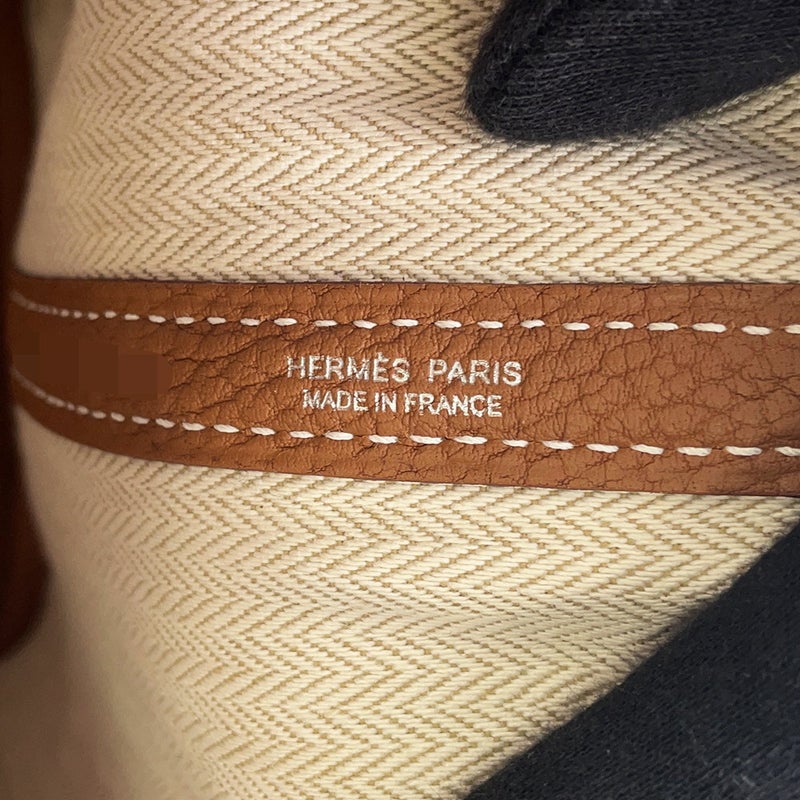 エルメス トートバッグ ガーデンパーティTPM ゴールド/シルバー金具 ネゴンダ K刻印