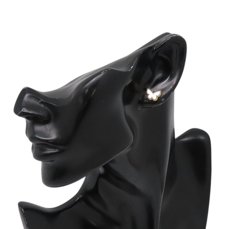 ヴァンクリーフ&アーペル ピアス スウィート パピヨン ピアス マザーオブパール K18YGイエローゴールド VCARN5JM00