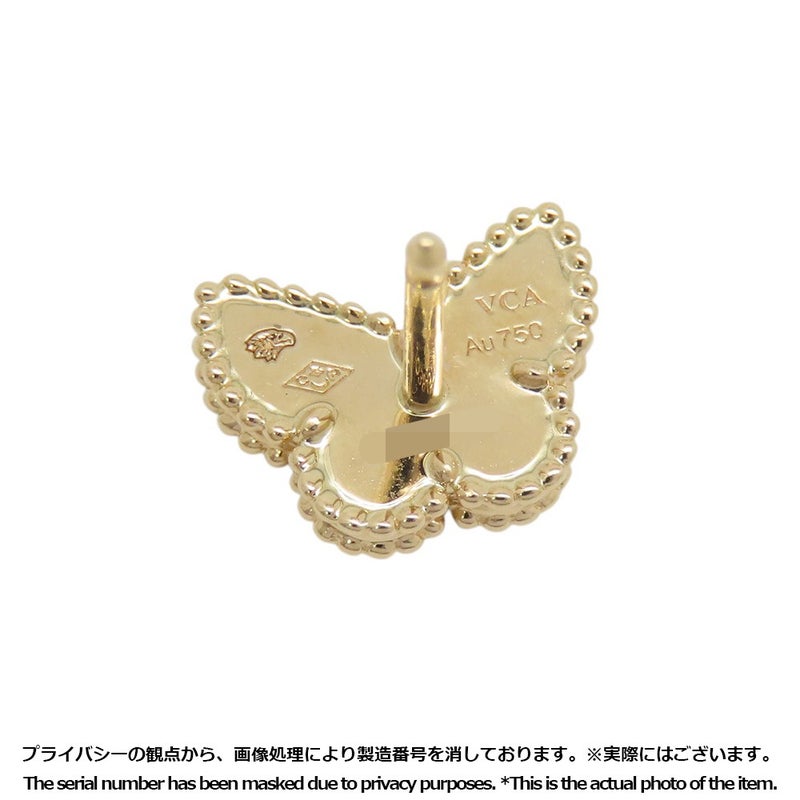 ヴァンクリーフ&アーペル ピアス スウィート パピヨン ピアス マザーオブパール K18YGイエローゴールド VCARN5JM00