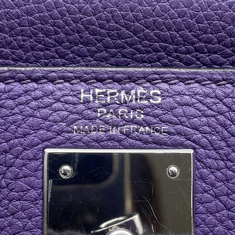 エルメス ハンドバッグ ケリー28 内縫い アイリス/シルバー金具 トゴ Y刻印 ２wayショルダー