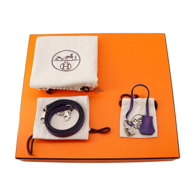 エルメス ハンドバッグ ケリー28 内縫い アイリス/シルバー金具 トゴ Y刻印 ２wayショルダー