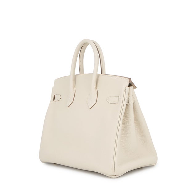 エルメス バーキン25 クレ/ゴールド金具 トゴ C刻印 HERMES Birkin ハンドバッグ