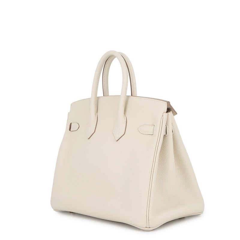 エルメス バーキン25 クレ/ゴールド金具 トゴ C刻印 HERMES Birkin ハンドバッグ