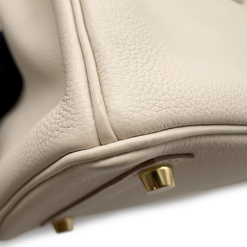 エルメス バーキン25 クレ/ゴールド金具 トゴ C刻印 HERMES Birkin ハンドバッグ