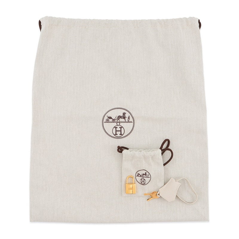 エルメス バーキン25 クレ/ゴールド金具 トゴ C刻印 HERMES Birkin ハンドバッグ