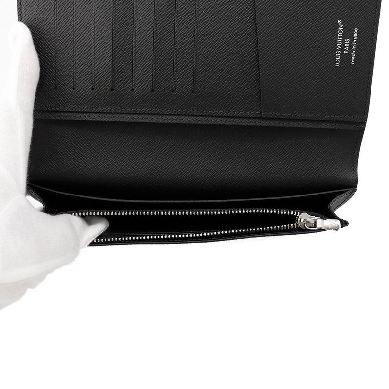 ルイヴィトン 長財布 エピ ポルトフォイユ・ブラザ M60622 LOUIS VUITTON ヴィトン 財布 メンズ 黒 ブラック