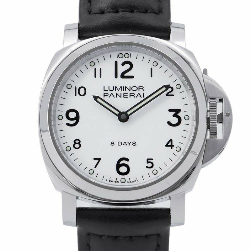 パネライ ルミノール ベース 8デイズ アッチャイオ Q番 PAM00561 PANERAI 腕時計 白文字盤