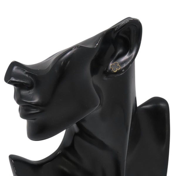 ヴァンクリーフ&アーペル ピアス スウィート アルハンブラ ピアス オニキス K18YGイエローゴールド VCARA44900 ジュエリー