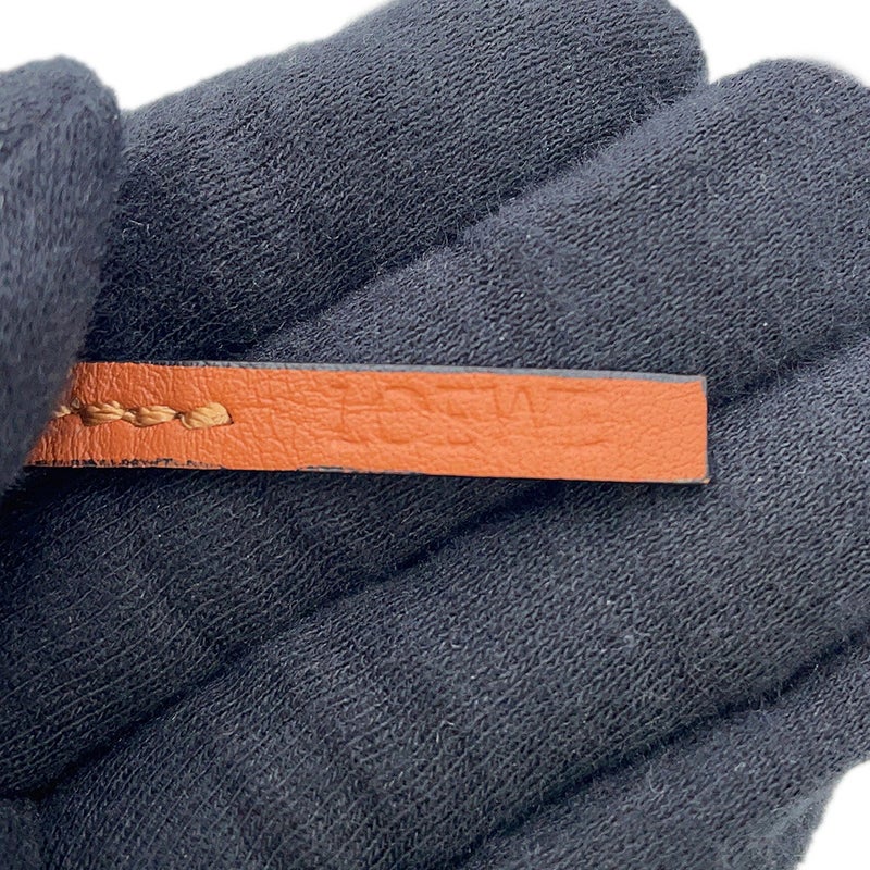 ロエベ バッグチャーム アナグラム カーフレザー C821232X01 LOEWE ブラウン