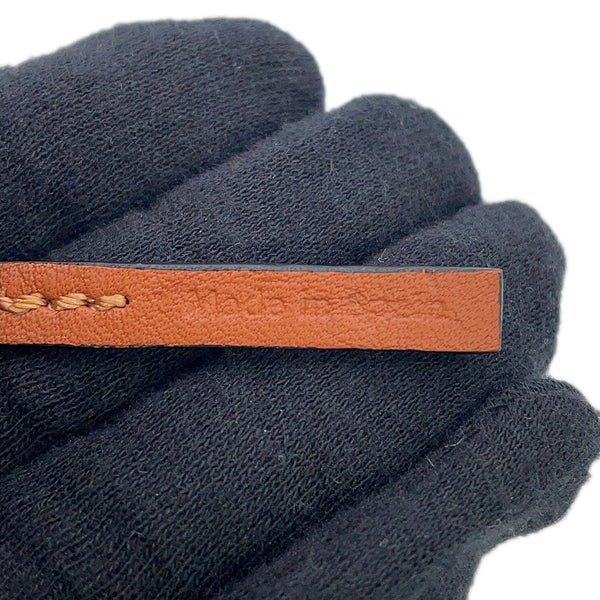 ロエベ バッグチャーム アナグラム カーフレザー C821232X01 LOEWE ブラウン