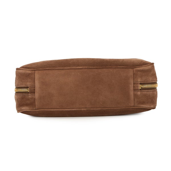 ミュウミュウ ハンドバッグ ボー バッグ ロゴ スエード 5BB117 MIUMIU