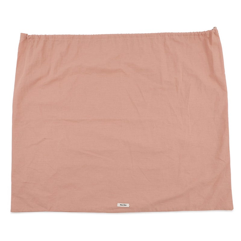 ミュウミュウ ハンドバッグ ボー バッグ ロゴ スエード 5BB117 MIUMIU