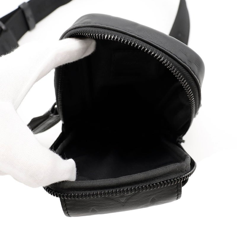 ルイヴィトン ショルダーバッグ モノグラム・シャドウ ダブル・フォンポーチ M81313 LOUIS VUITTON ヴィトン バッグ 黒 ブラック