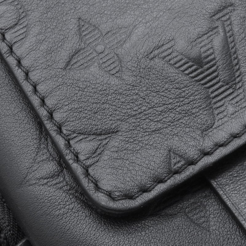 ルイヴィトン ショルダーバッグ モノグラム・シャドウ ダブル・フォンポーチ M81313 LOUIS VUITTON ヴィトン バッグ 黒 ブラック