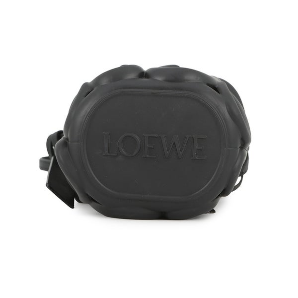 ロエべ ショルダーバッグ インフレーテッド ポケット アナグラム カットアウト ラバー/レザー C630G26X01 LOEWE 黒