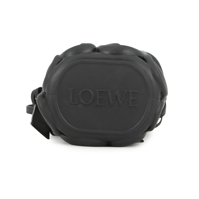 ロエべ ショルダーバッグ インフレーテッド ポケット アナグラム カットアウト ラバー/レザー C630G26X01 LOEWE 黒