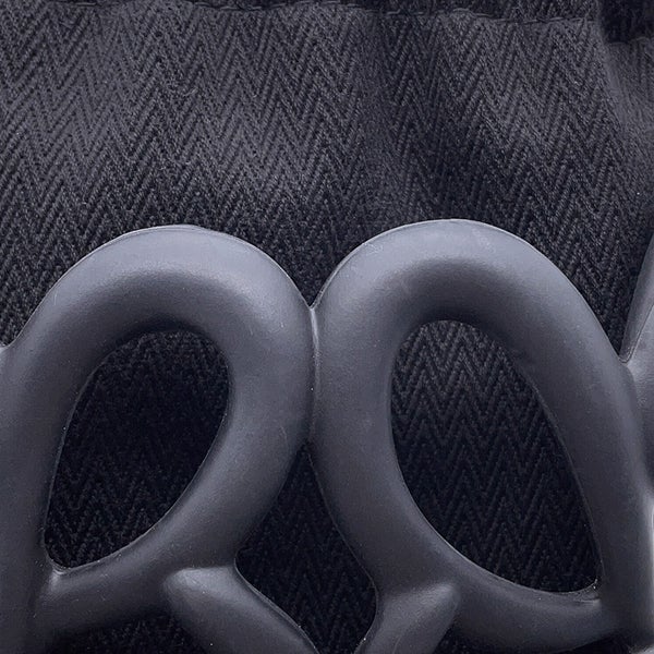 ロエべ ショルダーバッグ インフレーテッド ポケット アナグラム カットアウト ラバー/レザー C630G26X01 LOEWE 黒