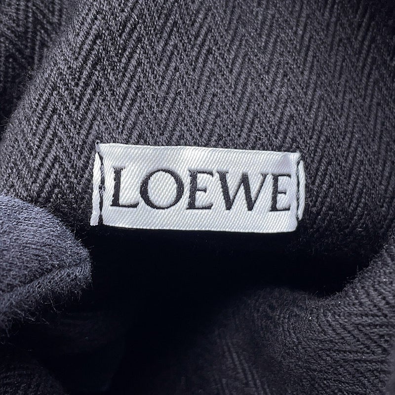 ロエべ ショルダーバッグ インフレーテッド ポケット アナグラム カットアウト ラバー/レザー C630G26X01 LOEWE 黒