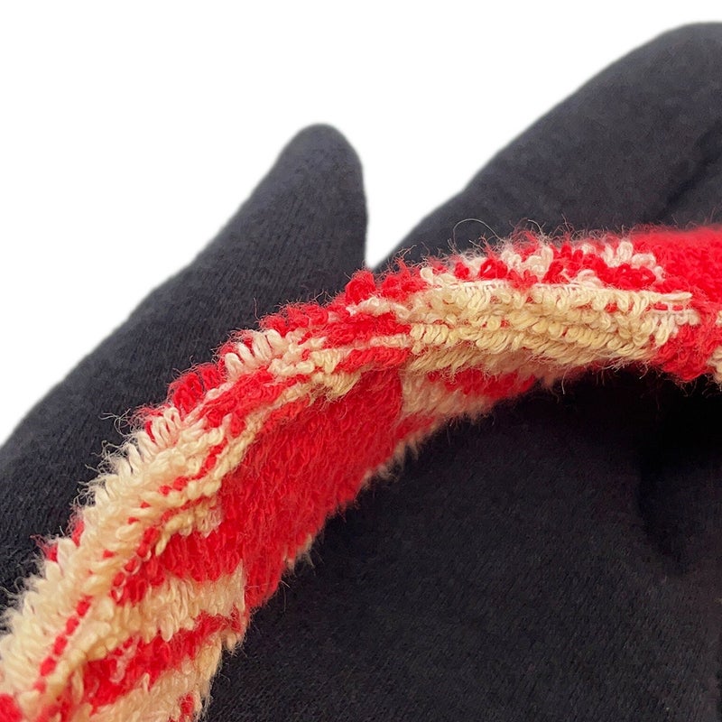 ミュウミュウ トートバッグ  ロゴ チェック 千鳥格子 テリークロス パイル 5BG236 Miu Miu 2ｗay アウトレット品