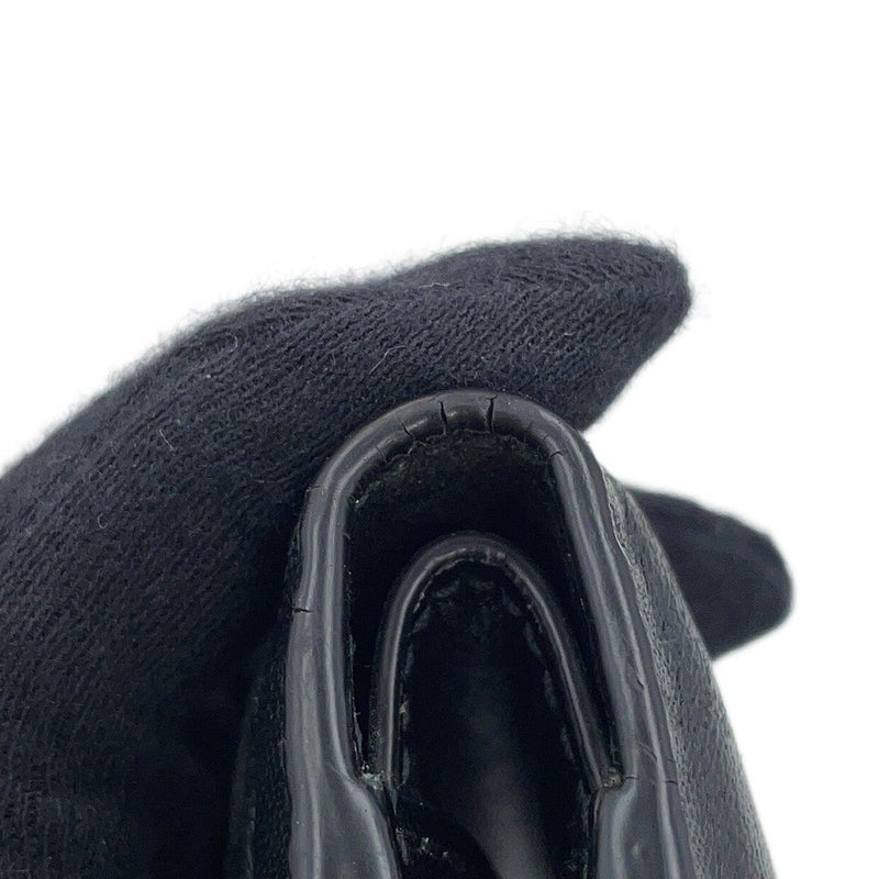 ボッテガヴェネタ 二つ折り財布 パデット ラムスキン BOTTEGA VENETA 黒