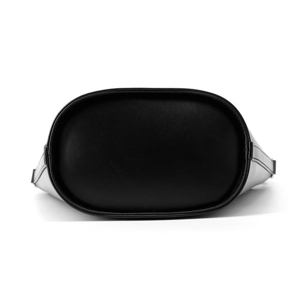 グッチ ショルダーバッグ バケットバッグ キャンバス レザー 782908 GUCCI 黒