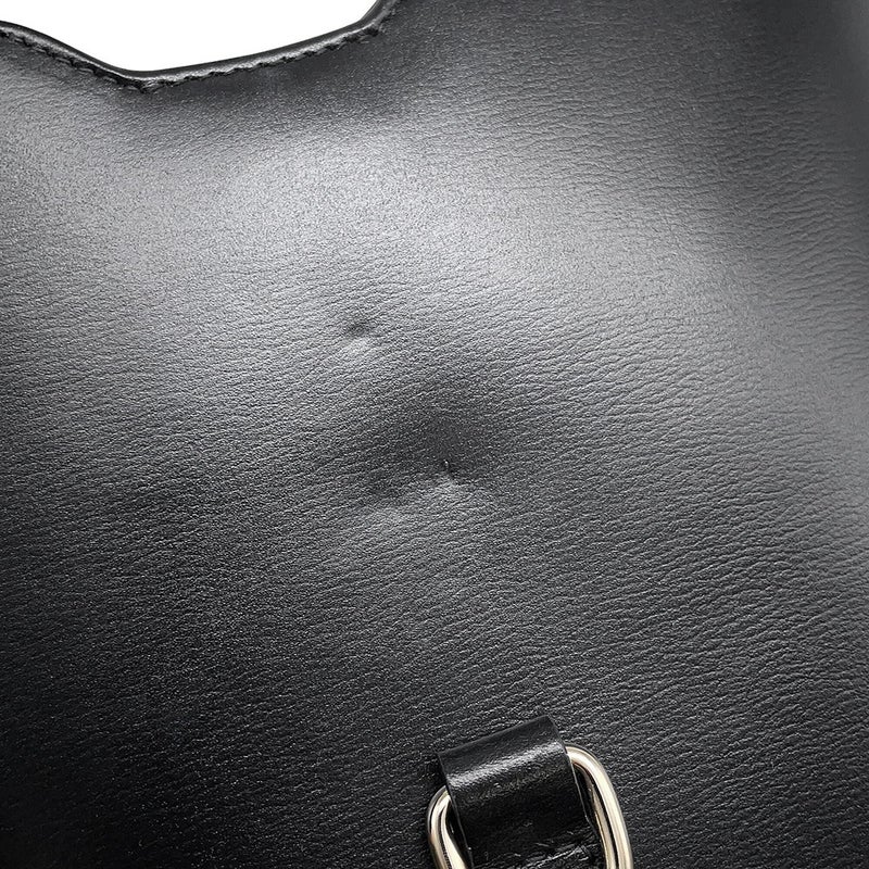 グッチ ショルダーバッグ バケットバッグ キャンバス レザー 782908 GUCCI 黒