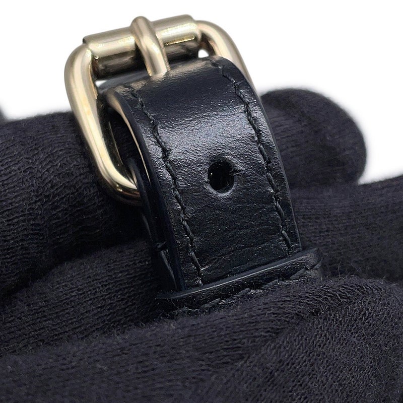 グッチ ショルダーバッグ バケットバッグ キャンバス レザー 782908 GUCCI 黒