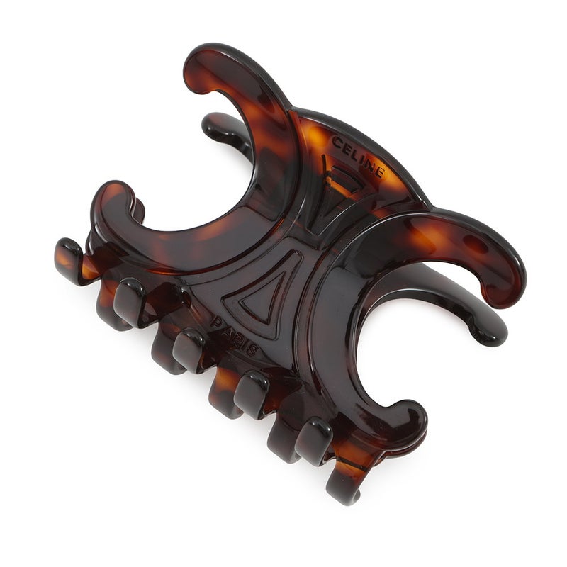 セリーヌ ヘアクリップ トリオンフ ラージ ヘアクロー 46Y856CST CELINE ヘアアクセサリー