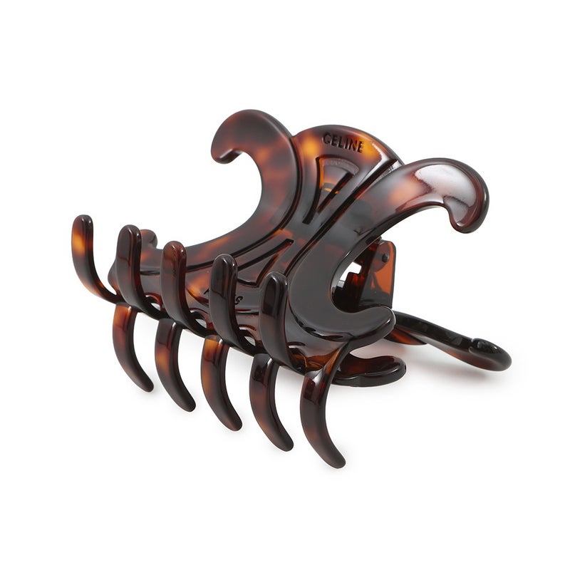 セリーヌ ヘアクリップ トリオンフ ラージ ヘアクロー 46Y856CST CELINE ヘアアクセサリー