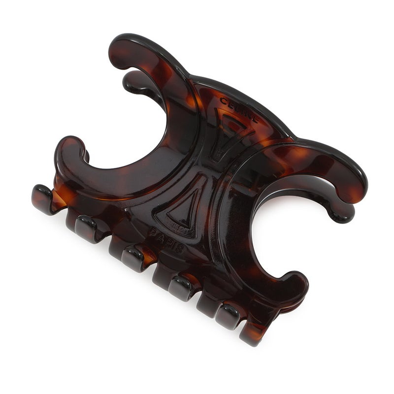 セリーヌ ヘアクリップ トリオンフ ラージ ヘアクロー 46Y856CST CELINE ヘアアクセサリー