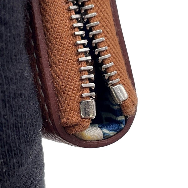 エルメス コインケース アザップコンパクト シルクイン ゴールド/シルバー金具 エバーカラー W刻印 財布