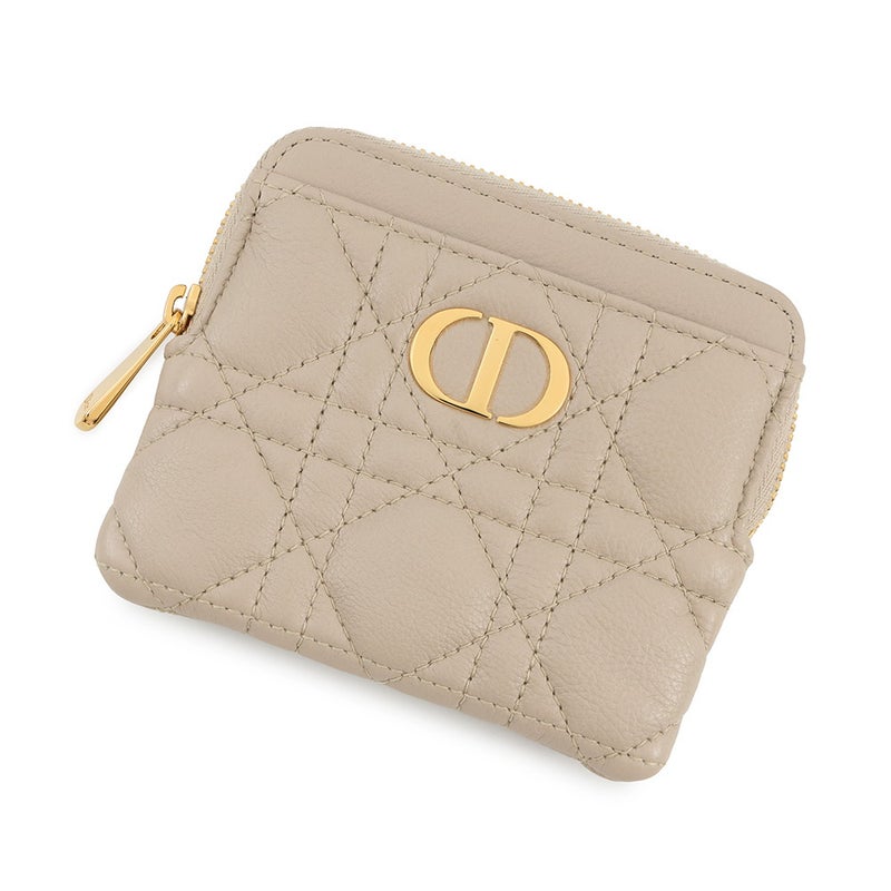 クリスチャン・ディオール コインケース カナージュ Caro Lavender ウォレット カーフレザー S5177UWHC 財布