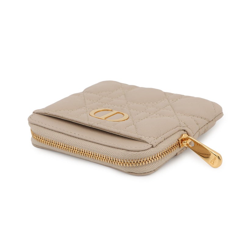 クリスチャン・ディオール コインケース カナージュ Caro Lavender ウォレット カーフレザー S5177UWHC 財布