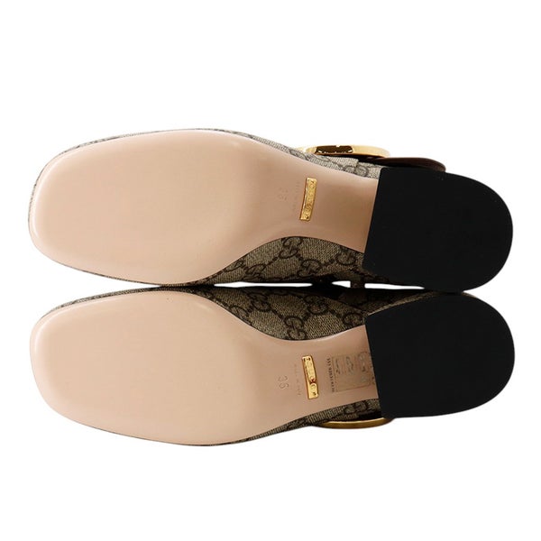 グッチ ブーツ ブロンディ アンクルブーツ GGスプリーム/レザー レディースサイズ35 701706 GUCCI 靴
