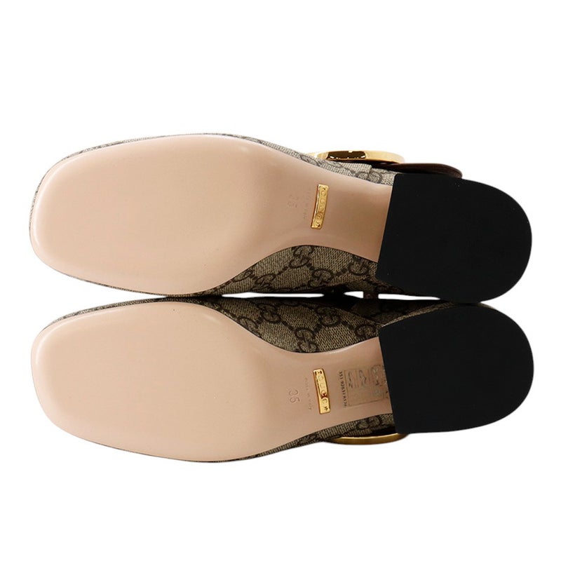 グッチ ブーツ ブロンディ アンクルブーツ GGスプリーム/レザー レディースサイズ35 701706 GUCCI 靴