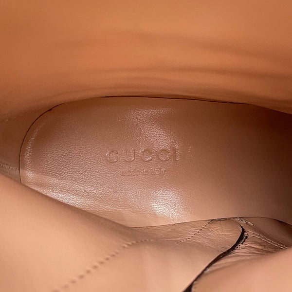 グッチ ブーツ ブロンディ アンクルブーツ GGスプリーム/レザー レディースサイズ35 701706 GUCCI 靴