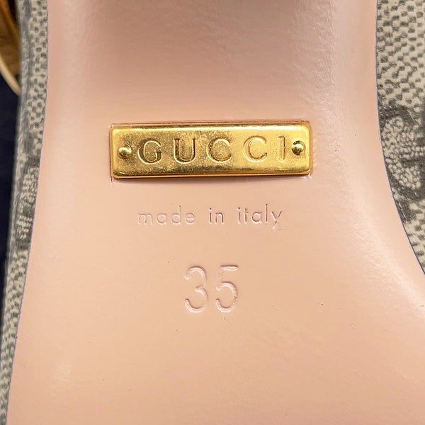 グッチ ブーツ ブロンディ アンクルブーツ GGスプリーム/レザー レディースサイズ35 701706 GUCCI 靴