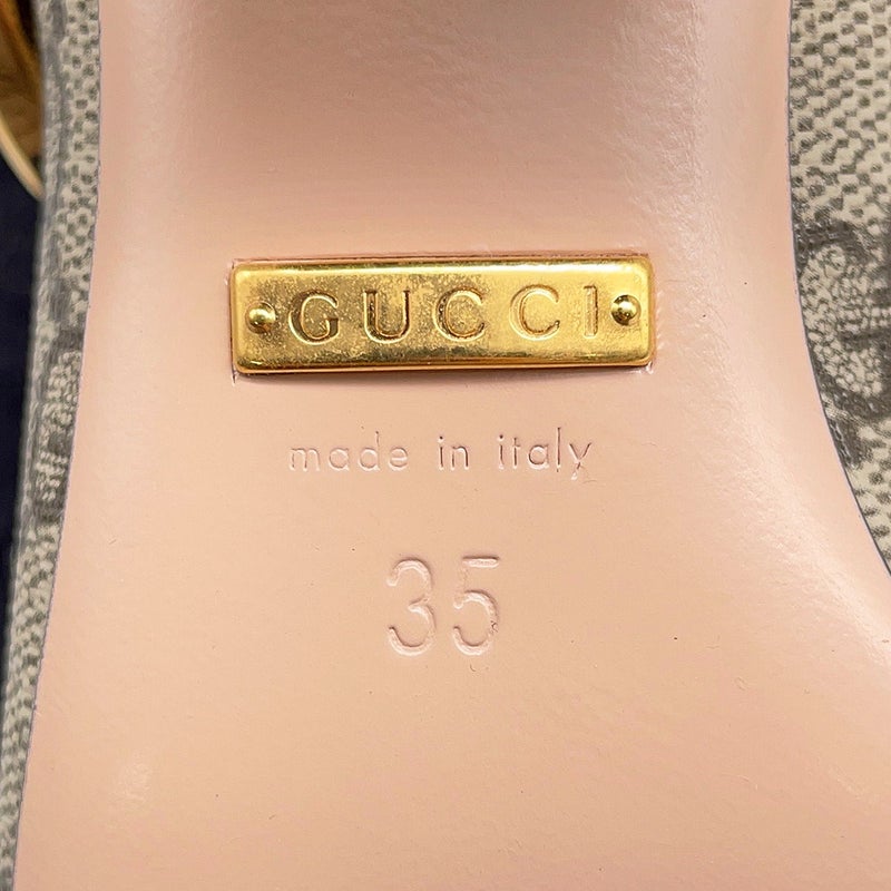 グッチ ブーツ ブロンディ アンクルブーツ GGスプリーム/レザー レディースサイズ35 701706 GUCCI 靴
