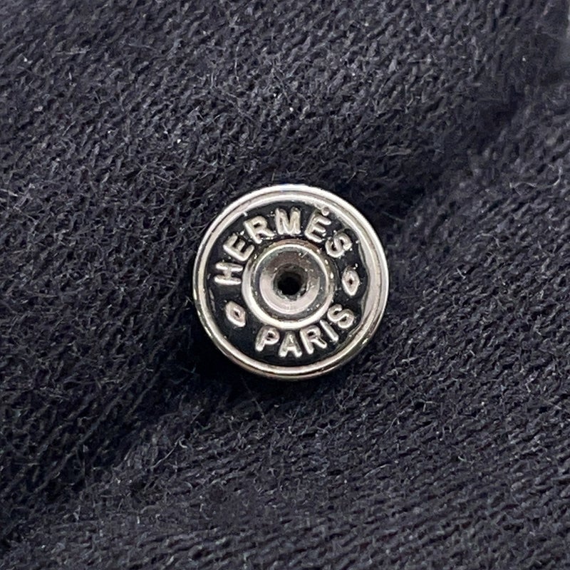 エルメス ピアス ミニ・ポップアッシュ ホワイト/シルバー金具 Hモチーフ HERMES Pop H ポップH