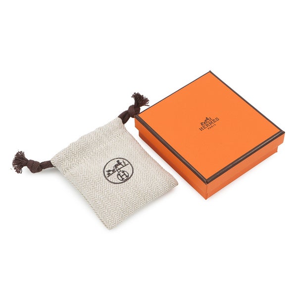 エルメス ピアス ミニ・ポップアッシュ ホワイト/シルバー金具 Hモチーフ HERMES Pop H ポップH