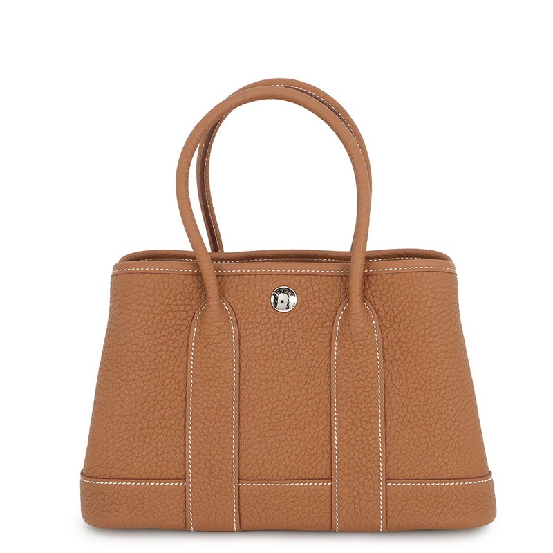 エルメス トートバッグ ネオ・ガーデン 23 ガーデンパーティ ゴールド/シルバー金具 ネゴンダ K刻印