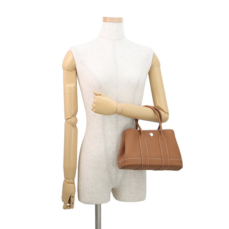 エルメス トートバッグ ネオ・ガーデン 23 ガーデンパーティ ゴールド/シルバー金具 ネゴンダ K刻印