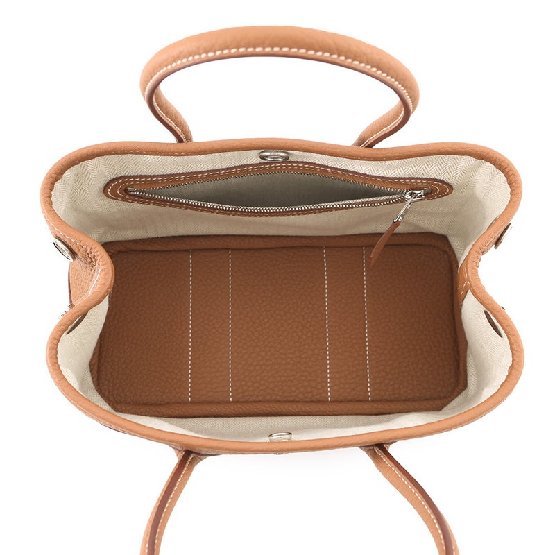 エルメス トートバッグ ネオ・ガーデン 23 ガーデンパーティ ゴールド/シルバー金具 ネゴンダ K刻印