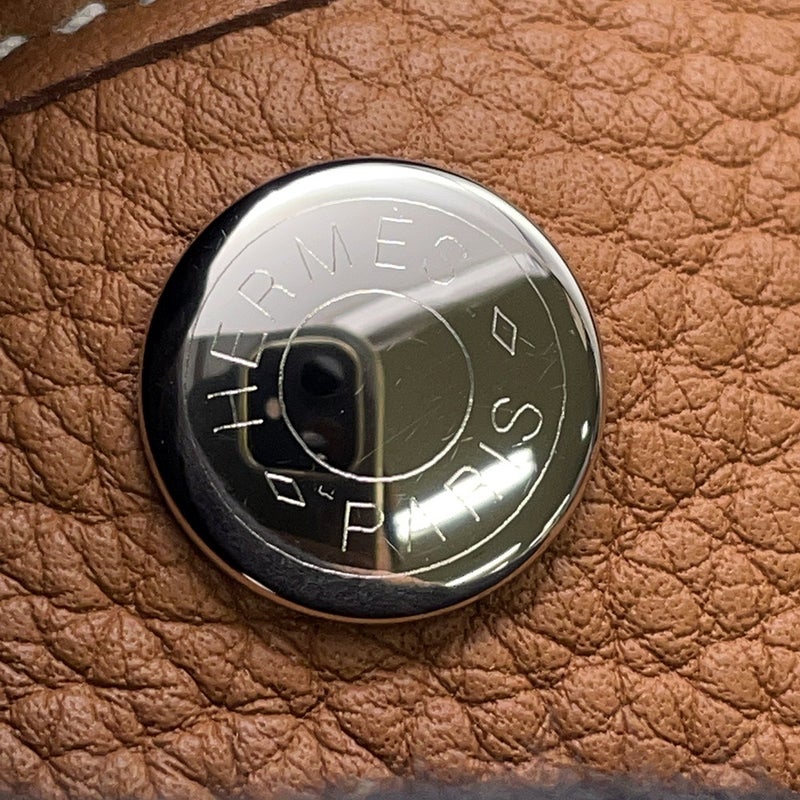 エルメス トートバッグ ネオ・ガーデン 23 ガーデンパーティ ゴールド/シルバー金具 ネゴンダ K刻印