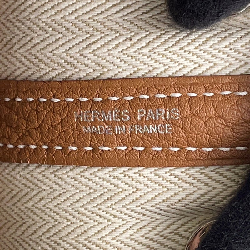 エルメス トートバッグ ネオ・ガーデン 23 ガーデンパーティ ゴールド/シルバー金具 ネゴンダ K刻印