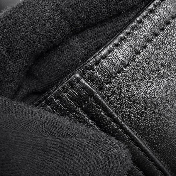 バレンシアガ ジャケット レザー レディースサイズXS 851025 TSS02 1000 BALENCIAGA アウター ブルゾン 黒