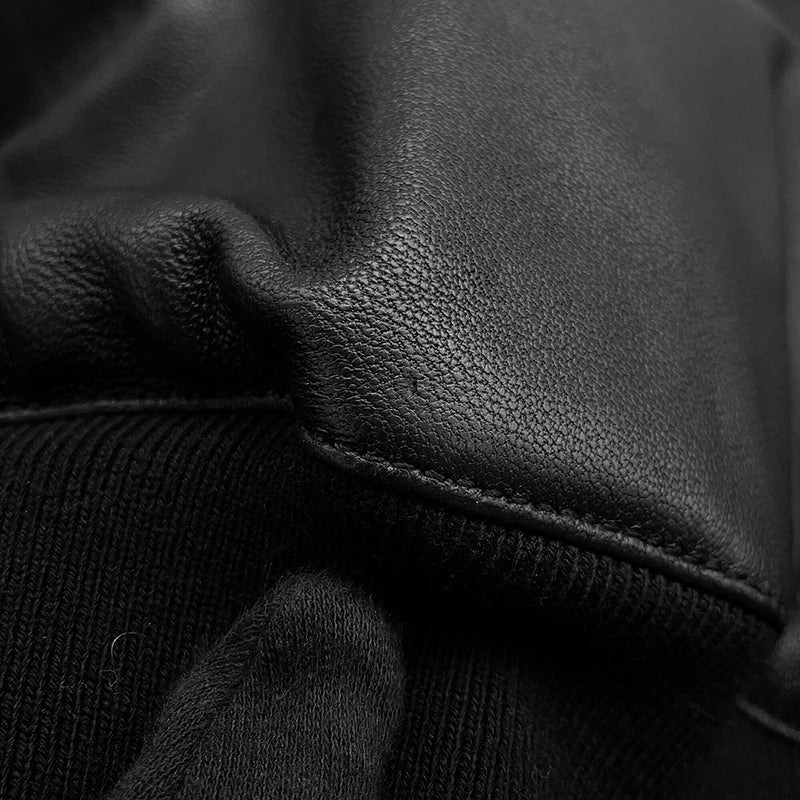 バレンシアガ ジャケット レザー レディースサイズXS 851025 TSS02 1000 BALENCIAGA アウター ブルゾン 黒